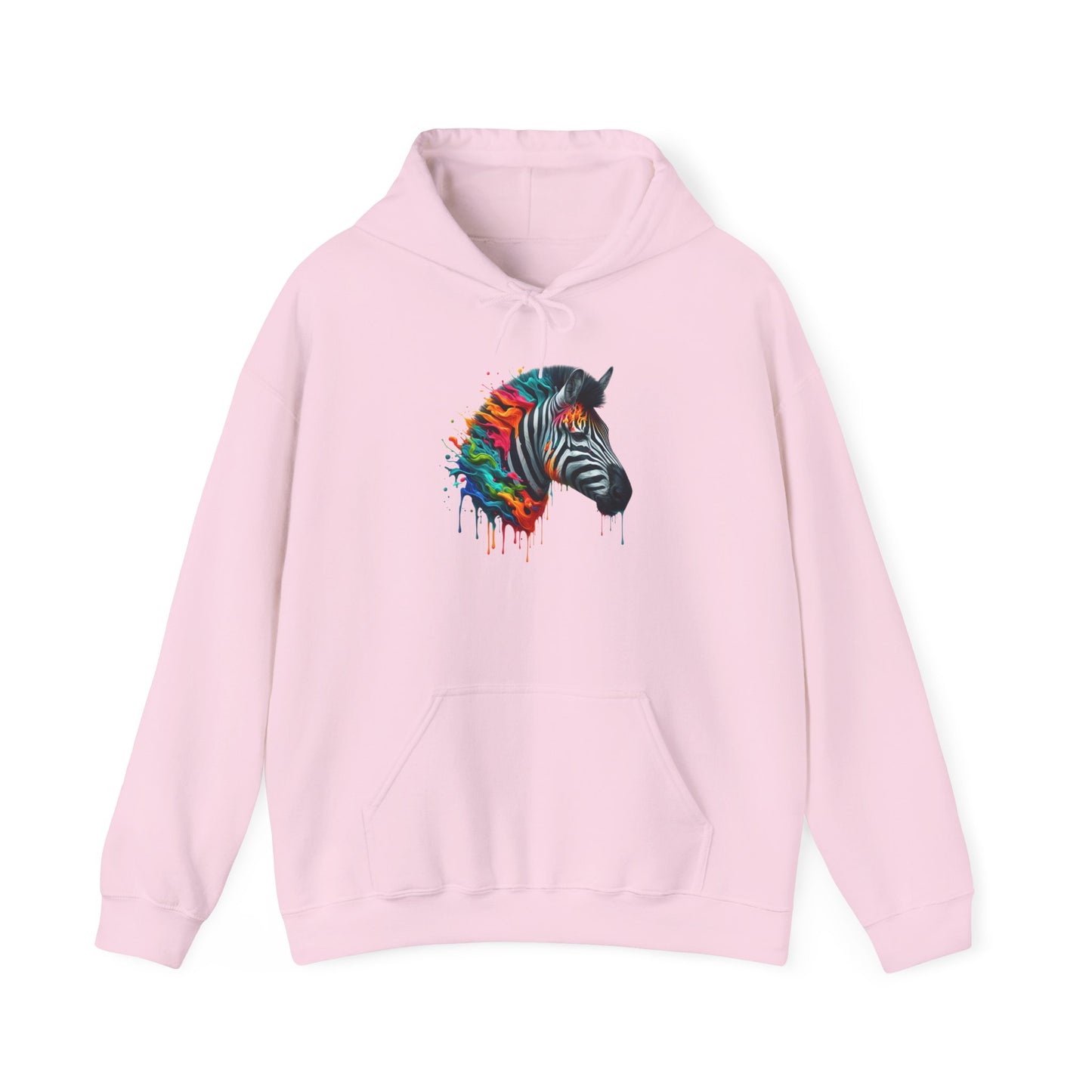 Colorful Zebra Heavy Blend™ Hooded Sweatshirt
