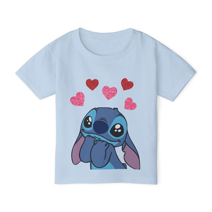 Stitch In Love Heavy Cotton™ Toddler T-shirt