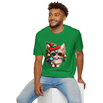 Christmas Tree Kitten T-shirt