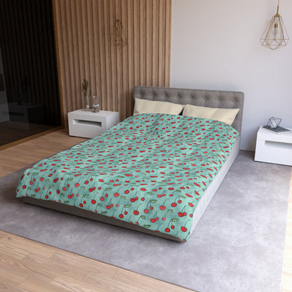 Cherry Jubilee Microfiber Duvet Cover