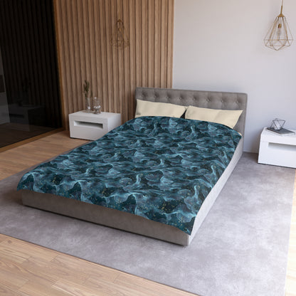 Midnight Sheer & Lace Duvet Bedding Set