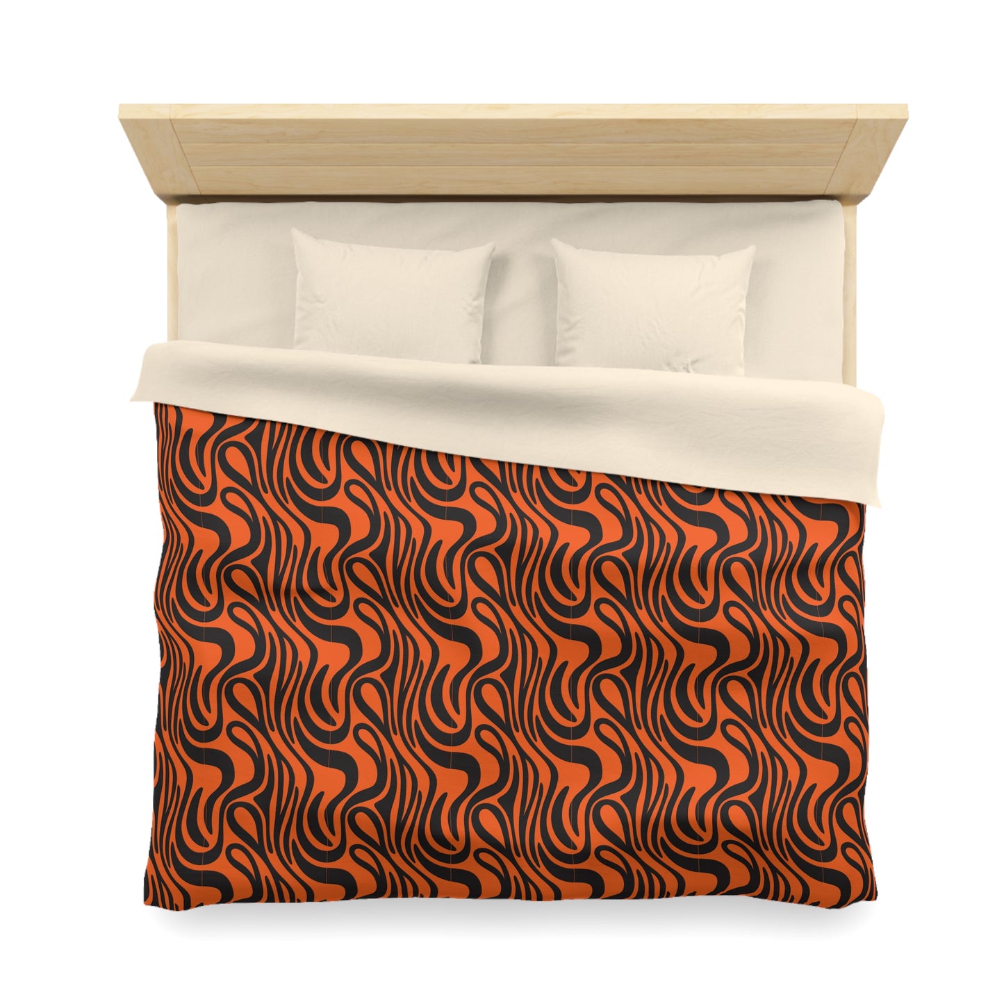 Tiger Stripes Microfiber Duvet Cover