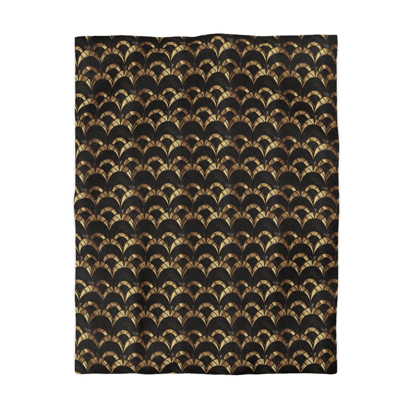 Gilded Elegance Microfiber Duvet Cover