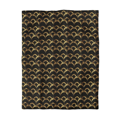 Gilded Elegance Microfiber Duvet Cover