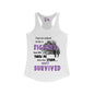 I Never Asked to be a Fighter Women's Ideal Racerback Tank