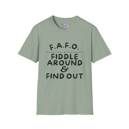 Fiddle Around & Find Out Adult T-shirt