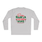 Dear Santa Just Bring Wine Adult Long Sleeve Tee