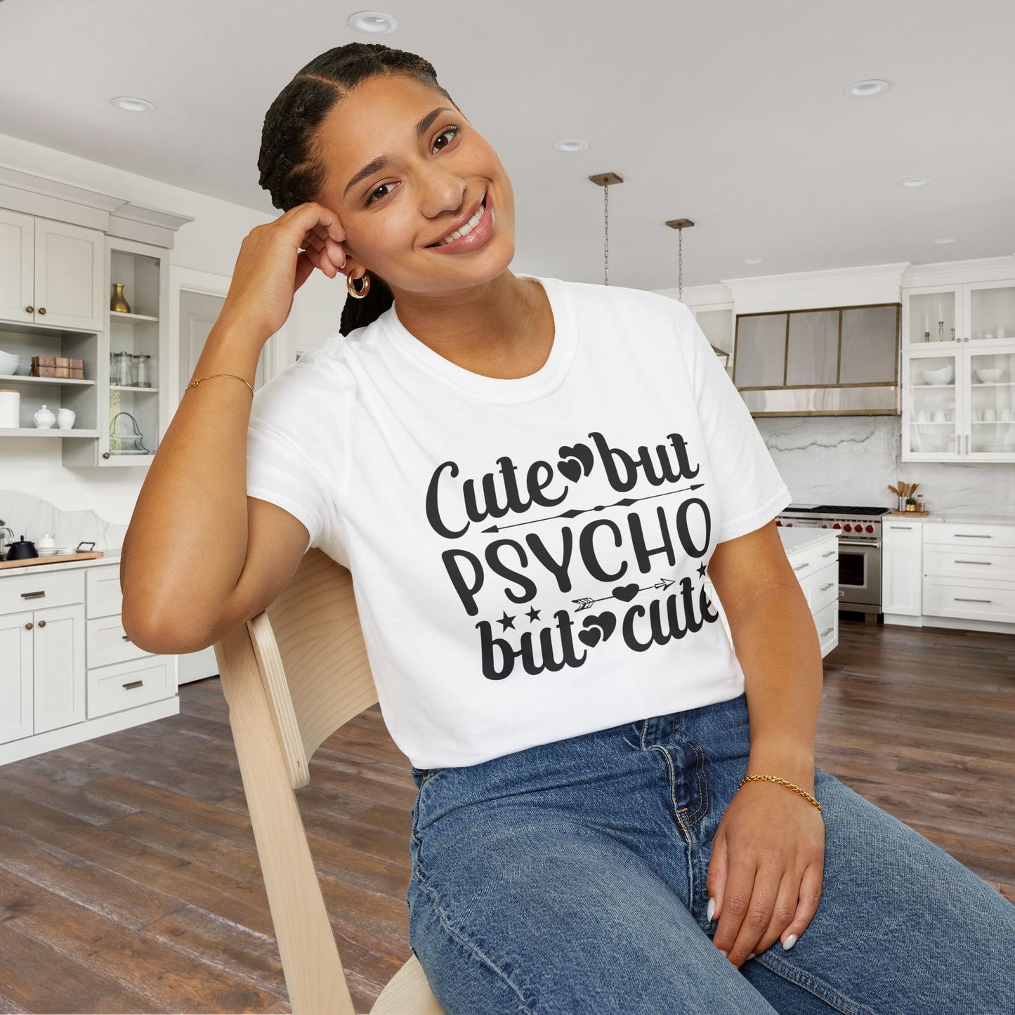 Cute But Psycho But Cute (2) Adult T-shirt