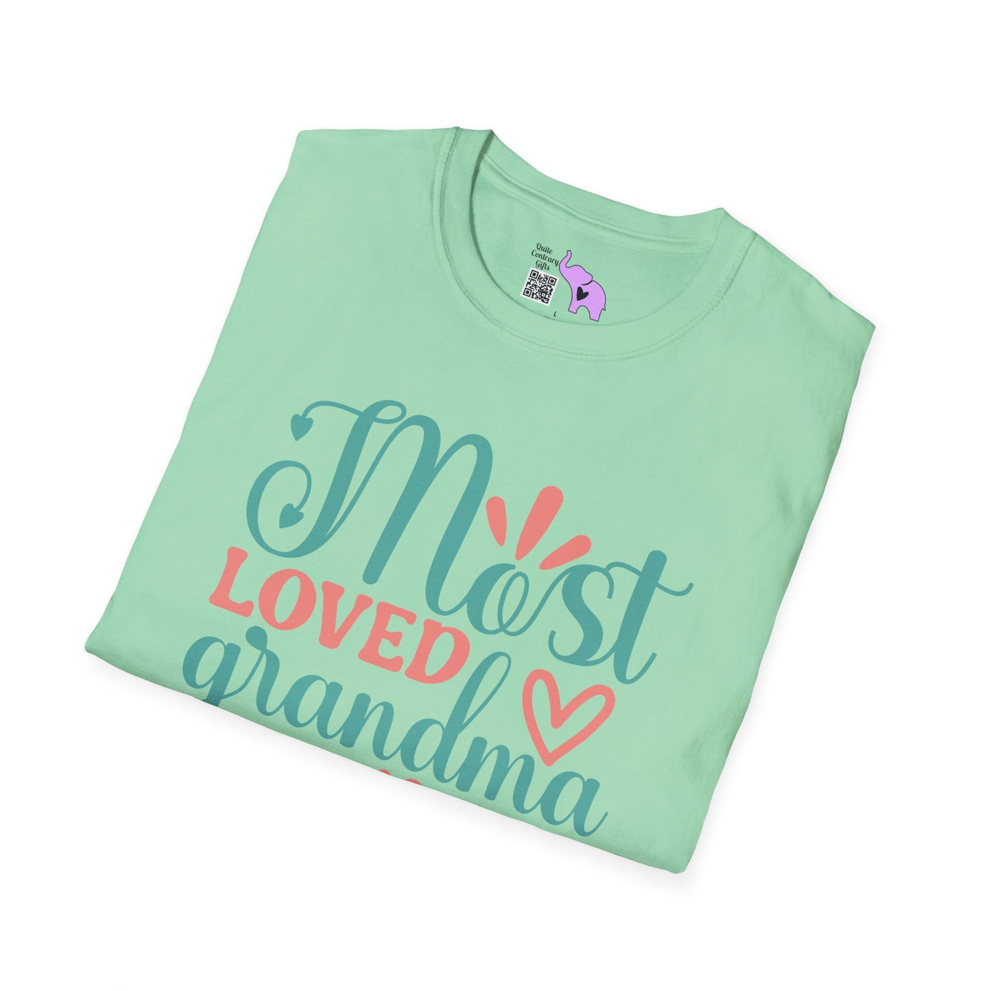Most Loved Grandma Adult T-shirt