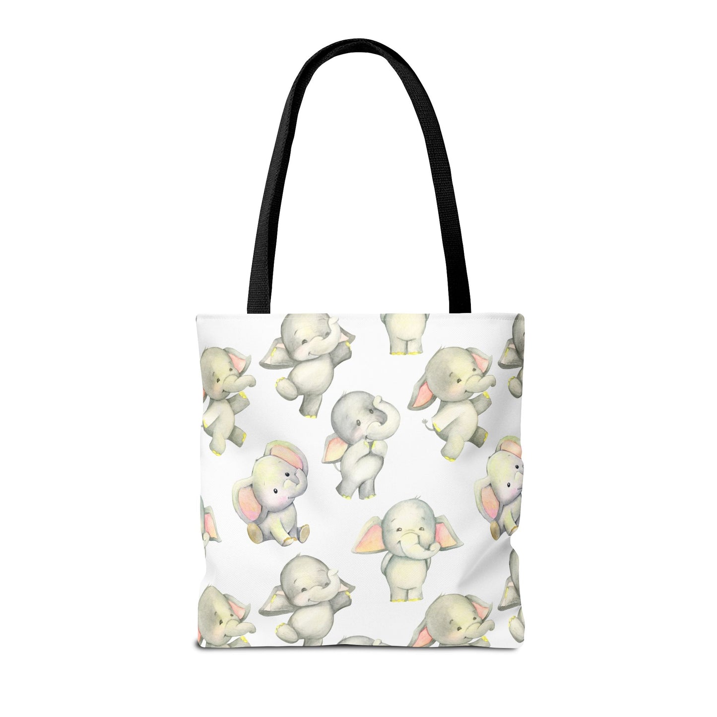 Dancing Elephants Canvas Tote Bag