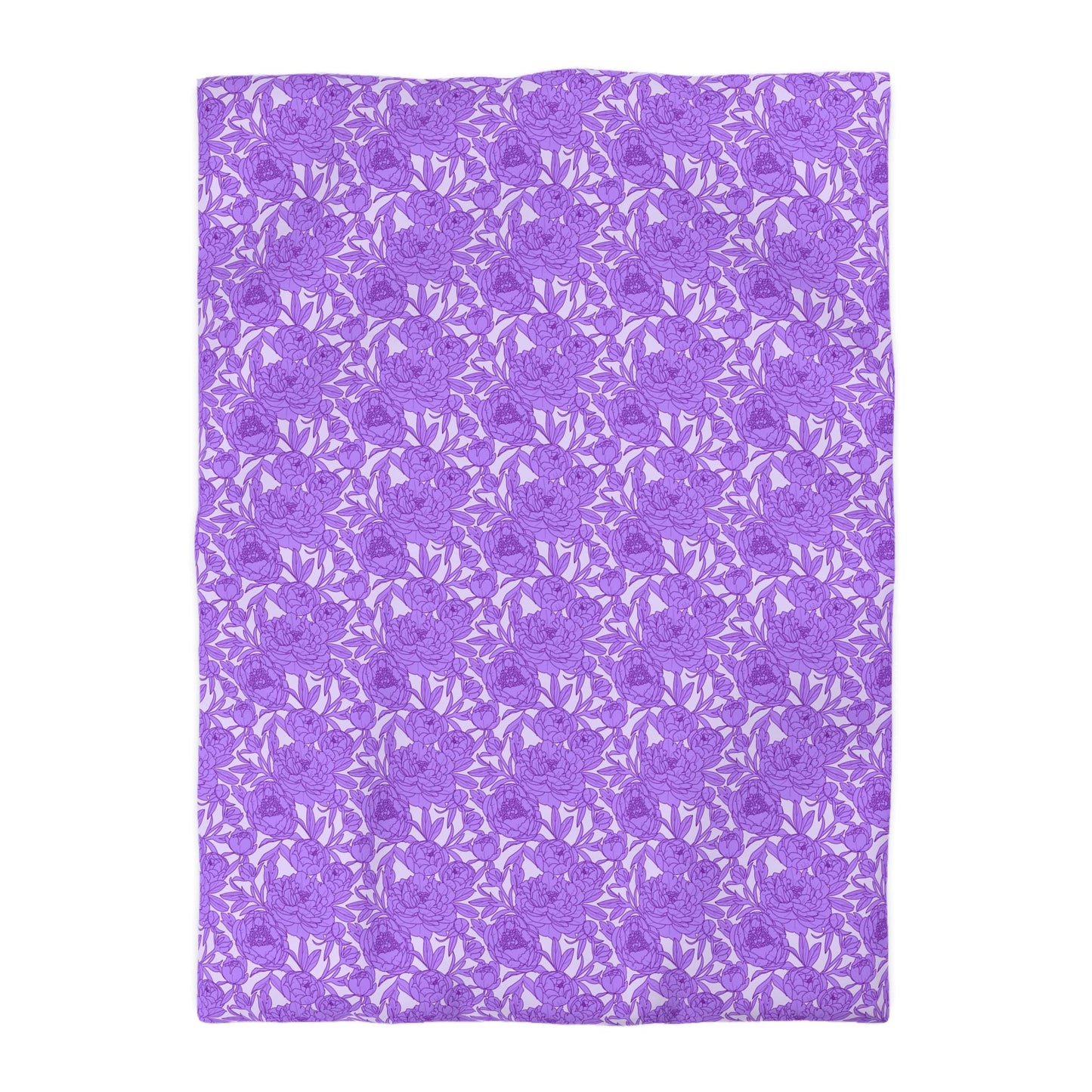 Lavender Peony Symphony Duvet Bedding Set