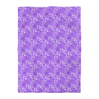 Lavender Peony Symphony Duvet Bedding Set