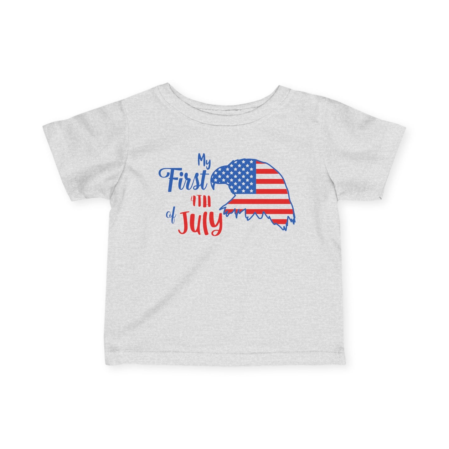 My First 4th of July (Eagle) Infant Soft T-Shirt