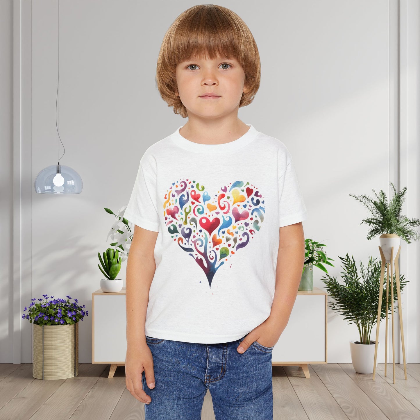 Hearts That Speak Heavy Cotton™ Toddler T-shirt