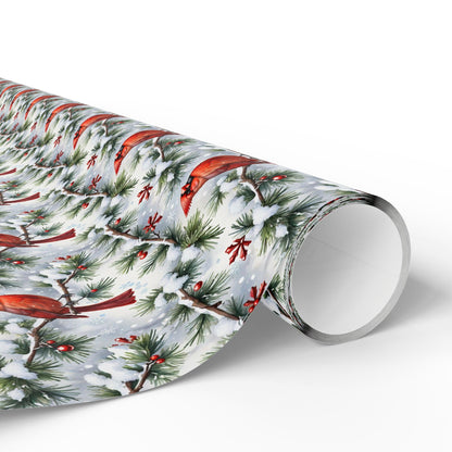 Cardinal Winter Elegance Wrapping Paper