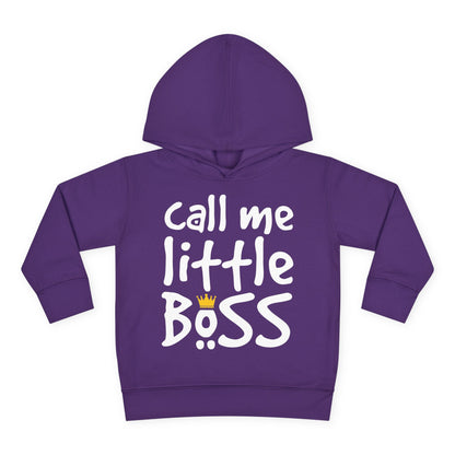 Call Me Little Boss Toddler Hoodie