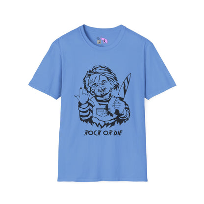 Chucky Rock or Die Adult T-shirt