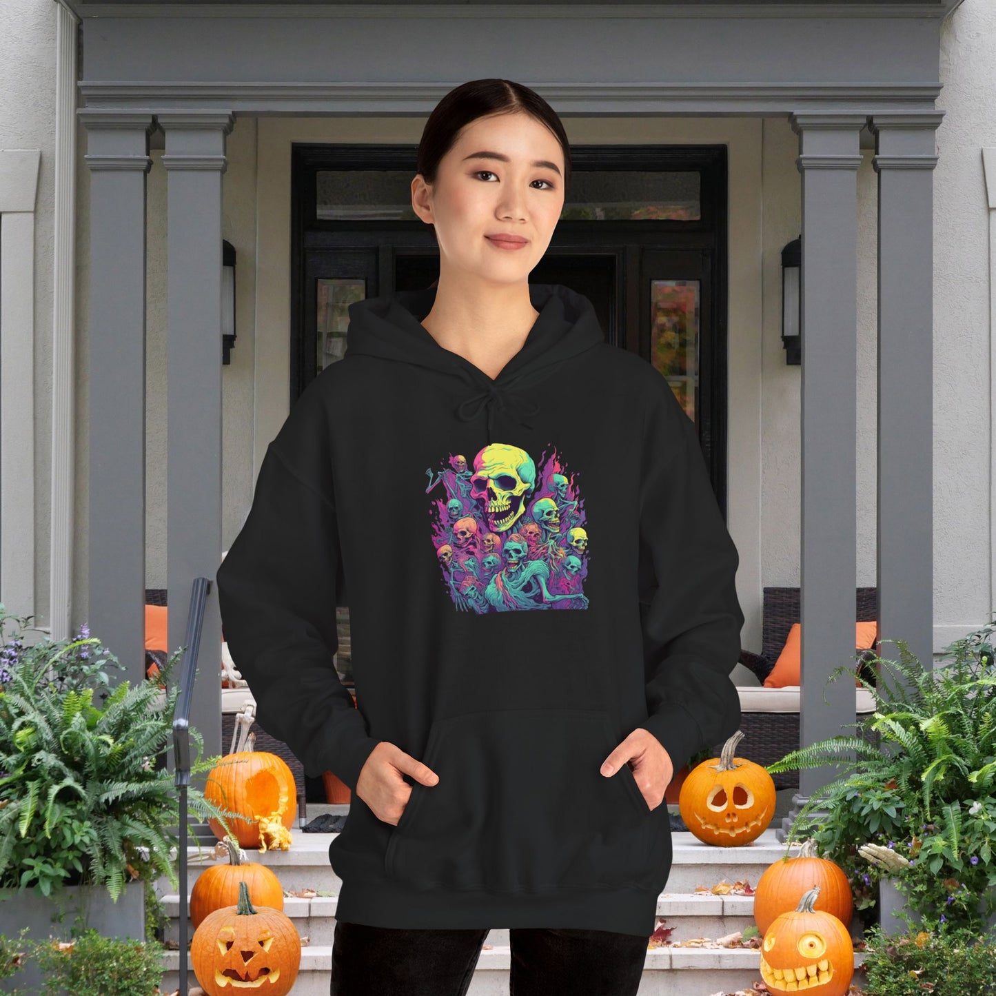Skeleton Gathering Heavy Blend™ Hooded Sweatshirt