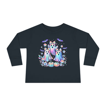 Haunted in Pastels Toddler Long Sleeve Tee