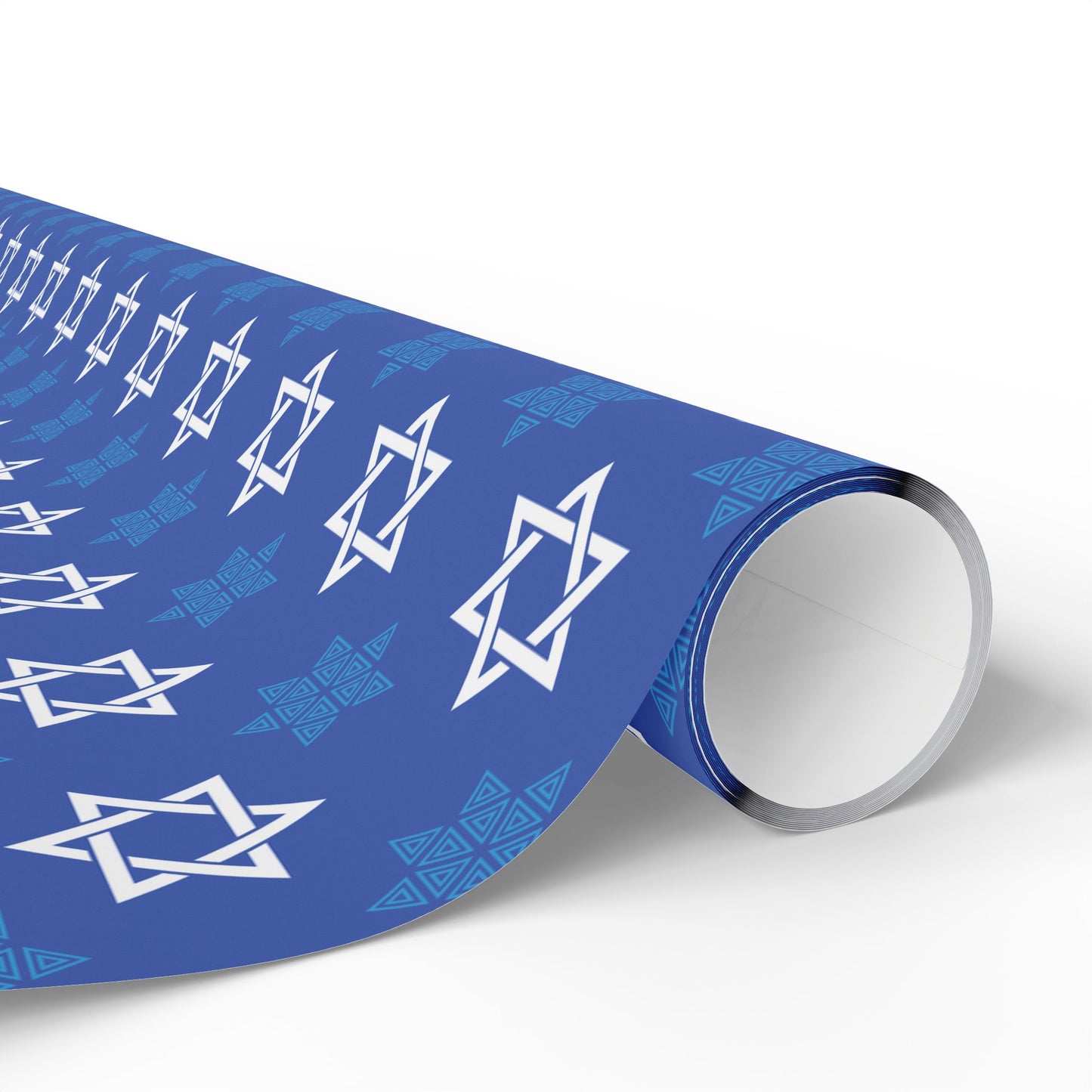 Star of David 4 Hanukkah Wrapping Paper