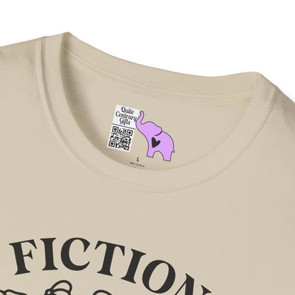 Fiction Addiction (Flowers, Open Book) Adult T-shirt