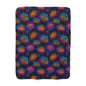 Luminous Lotus Fleece Blanket