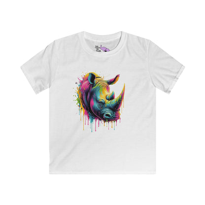 Colorful Rhino Youth Softstyle Tee