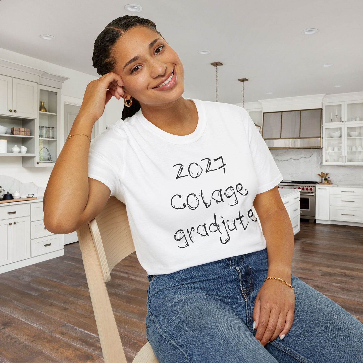 Colage Gradjute 2027 Adult T-Shirt