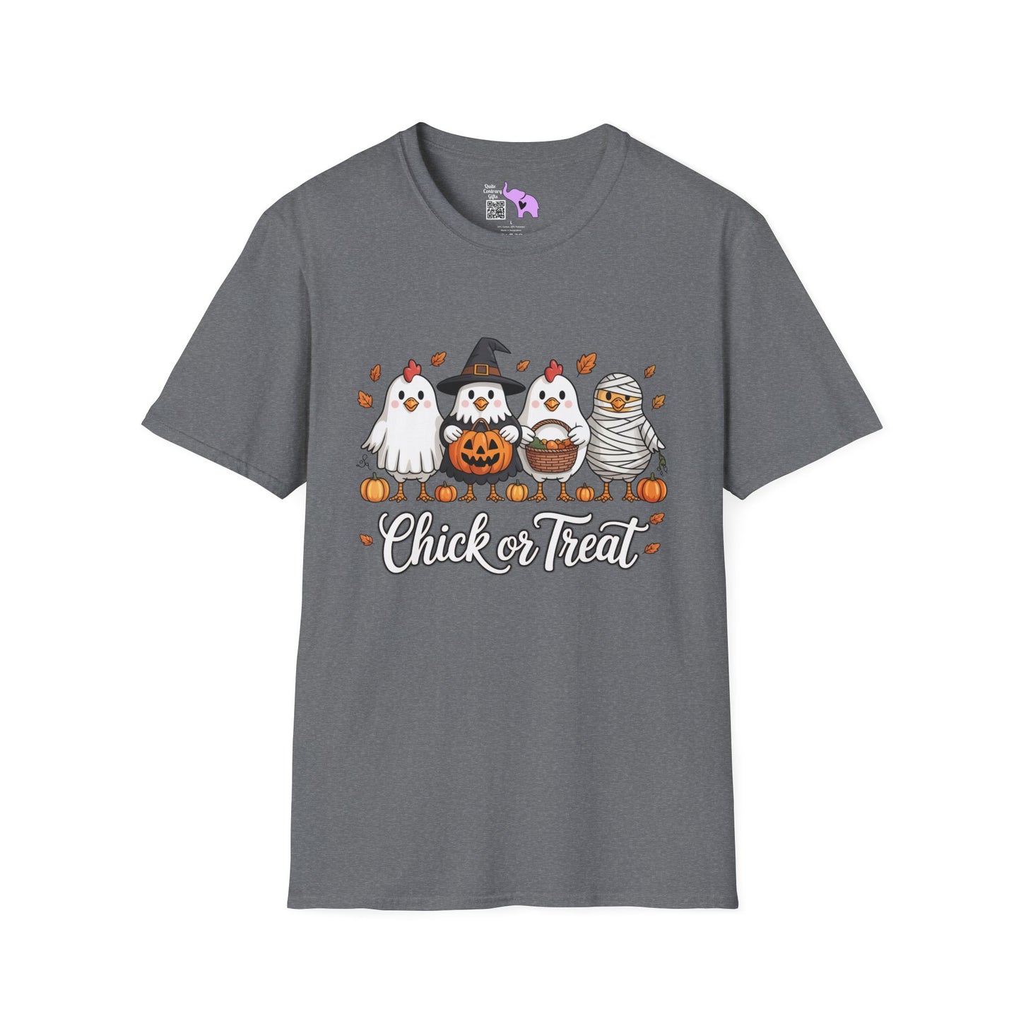 Chick or Treat Adult T-shirt