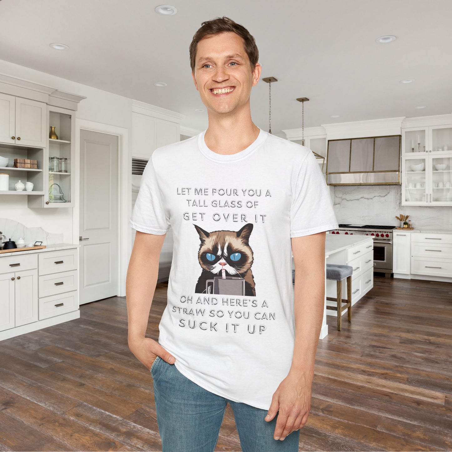 Let Me Pour You A Tall Glass of Get Over It... Adult T-shirt