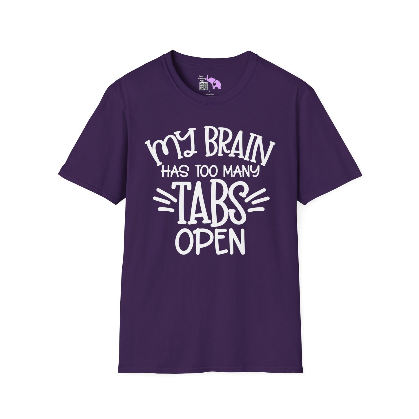 My Brain Has Too Many Tabs Open Adult T-shirt