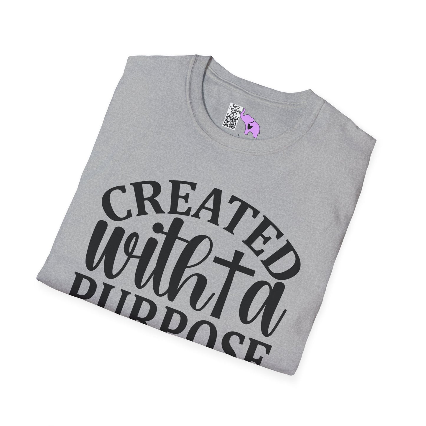 Created With A Purpose (3) Adult T-shirt