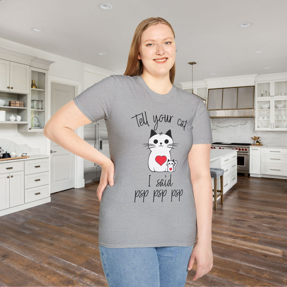 Tell Your Cat I Said Psp Psp Psp Adult T-shirt
