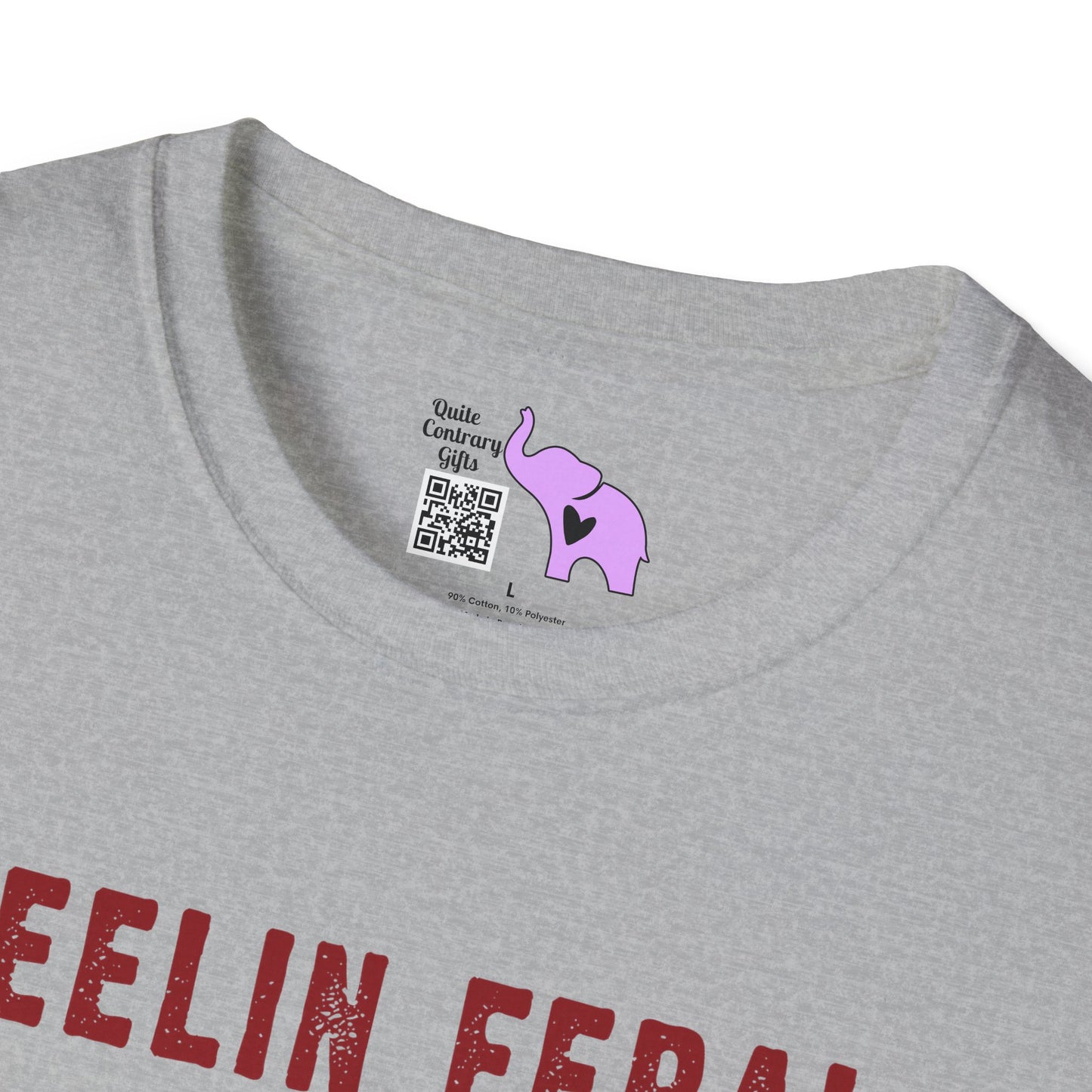 Feelin Feral (Racoon) Adult T-shirt