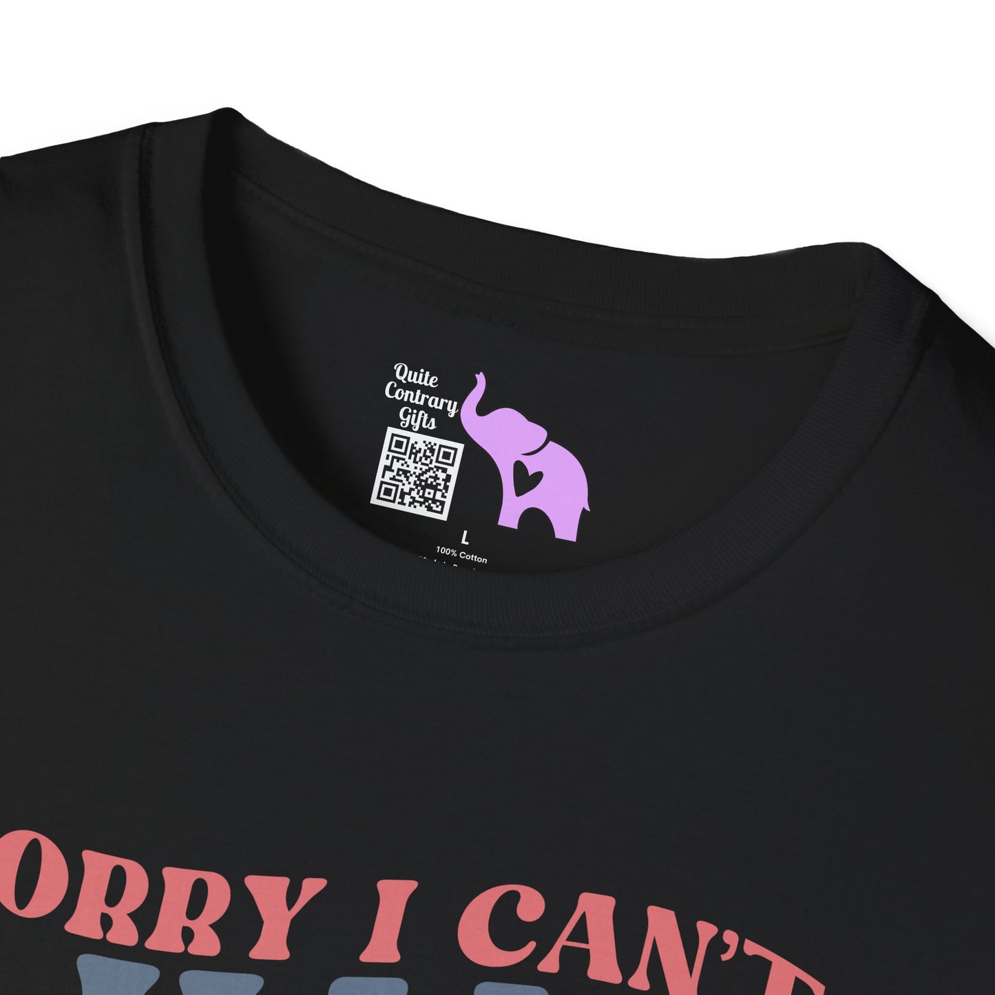 Sorry I Can't I Have Plans With My Dog Adult T-shirt