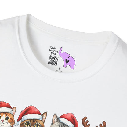 Santa Claus Cats Adult T-shirt