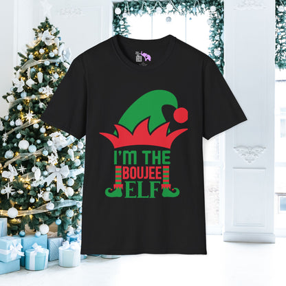 I'm The Boujee Elf Adult T-shirt (Custom Name Available!)