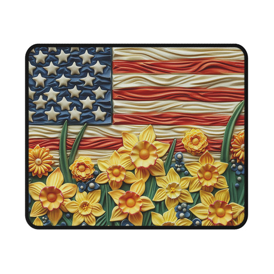 Freedom in Bloom Non-Slip Gaming Mouse Pad