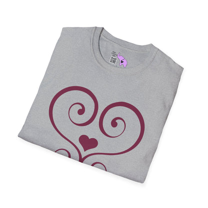 Heart 8 Adult Unisex Tshirt