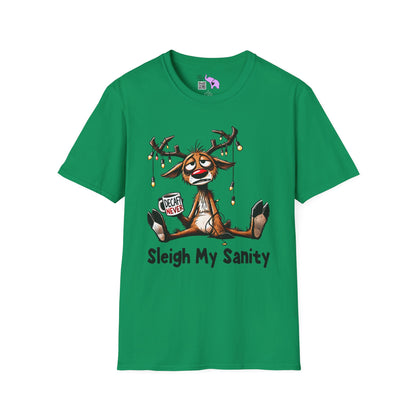 Sleigh My Sanity Adult T-shirt