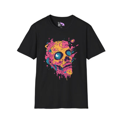 Sleepy Skull Adult T-shirt