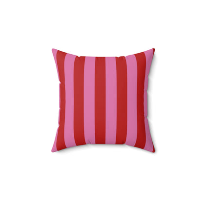 Be Mine Stripes Throw Pillow