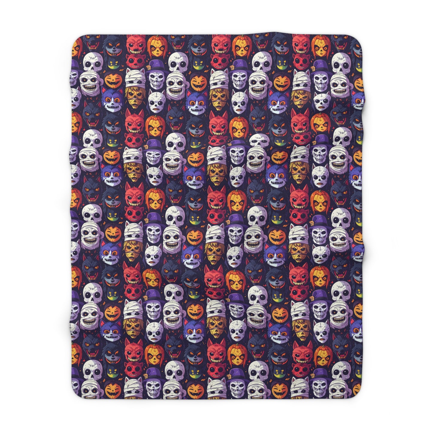Monster Mash Up Sherpa Fleece Blanket