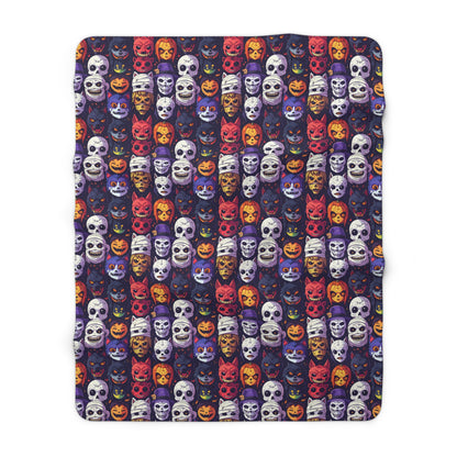 Monster Mash Up Sherpa Fleece Blanket