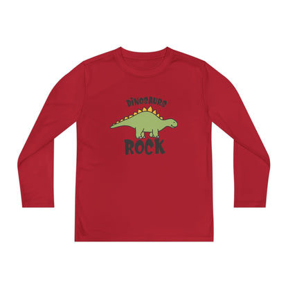 Dinosaurs Rock Youth Long Sleeve Tee