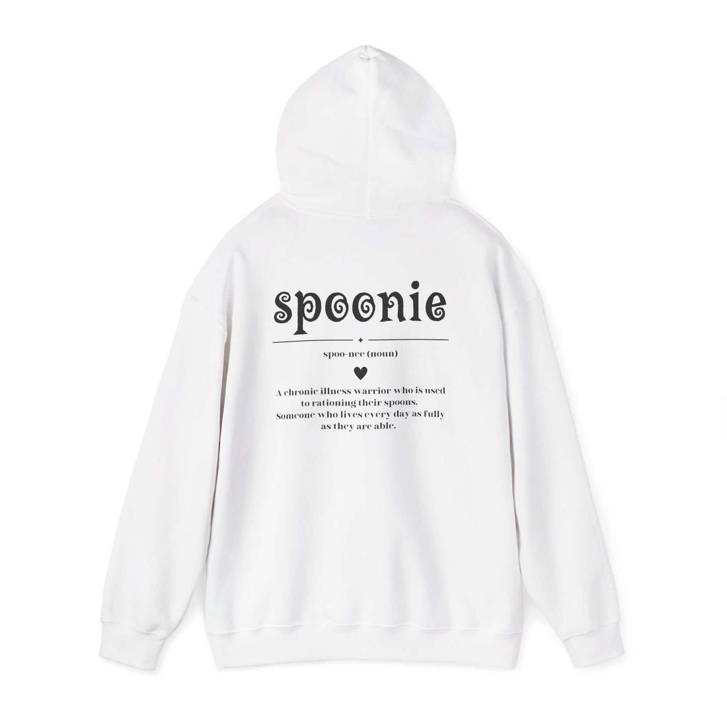 Spoonie Warrior Definition Heavy Blend™ Hooded Sweatshirt