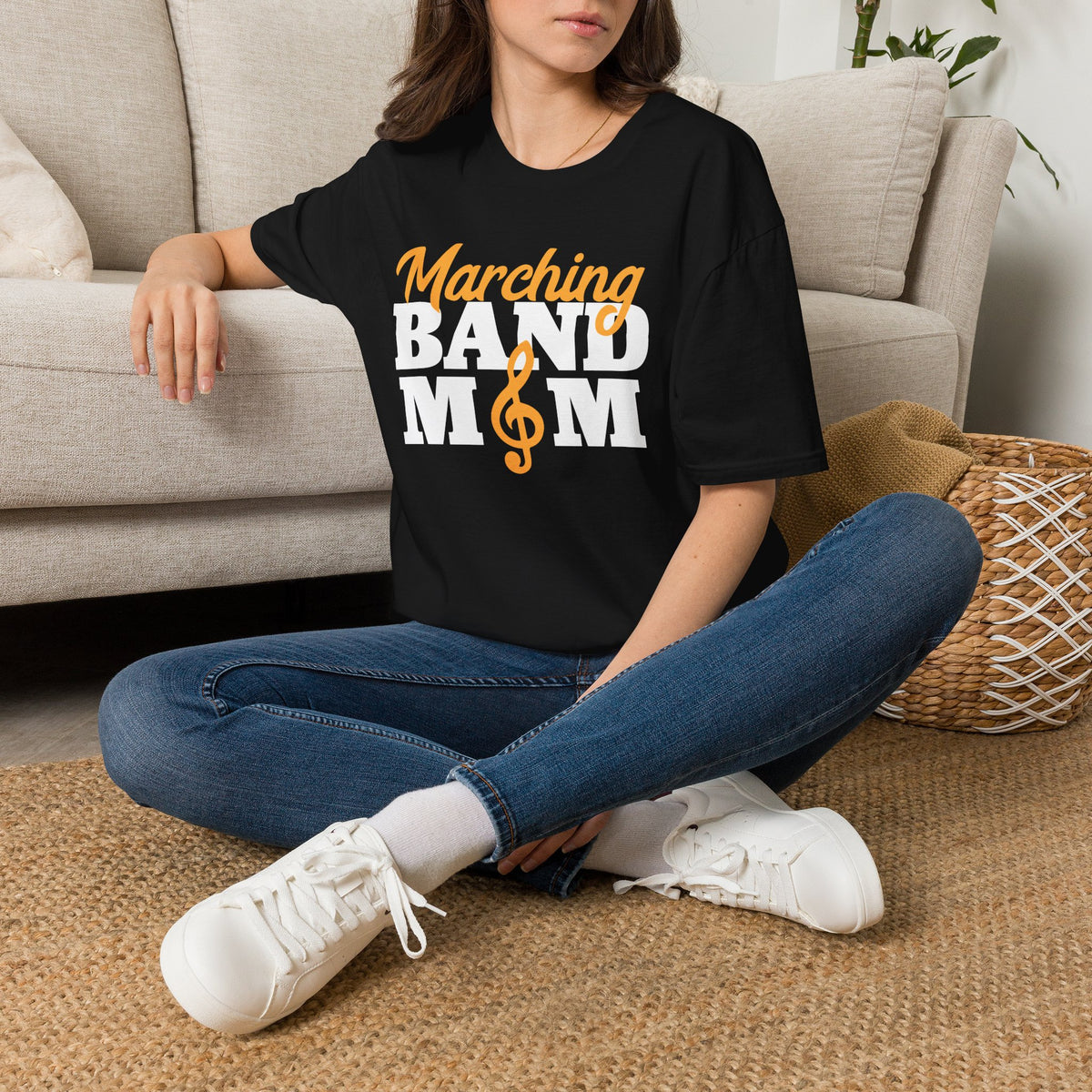 Marching Band Mom Adult T-shirt