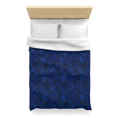 Nocturne Roses Microfiber Duvet Cover