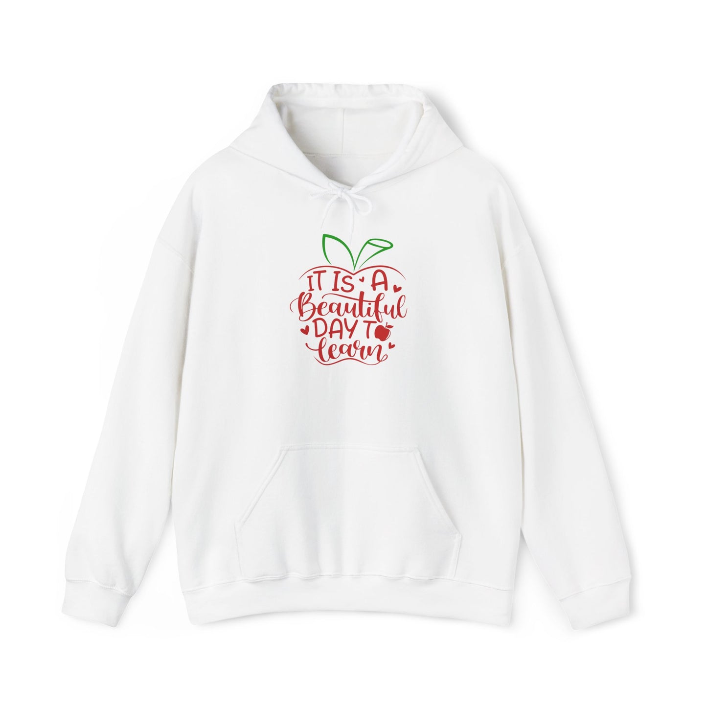 It's A Beautiful Day To Learn Heavy Blend™ Hooded Sweatshirt
