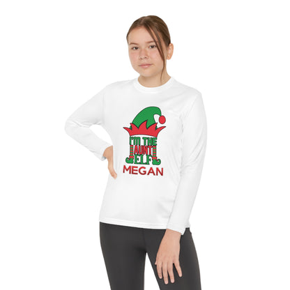 I'm The Aunt Elf Youth Long Sleeve Tee